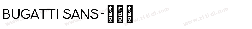 bugatti sans字体转换